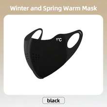 Autumn/Winter 3D Stereoscopic Warm Face Mask Unisex Eye Corner Protection Breathable Washable Thermal Lined Windproof Cycling Slimming Face Shield Multi-Color Women Accessories Mask - Multicolor - View 15