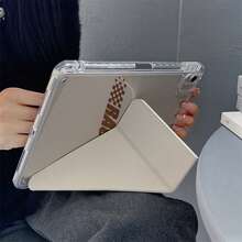 1PC Retro Racing Car Print Tablet Case 3+Y Fold Multi-Angle Magnetic Stand Tablet Case With Pen Slot & Auto Sleep/Wake Protective Cover, Compatible With IPad PRO/AIR, Compatible With SAMSUNG,Compatible With XIAOMI Pad 5/6/21,Compatible With Oppo Pad,Compatible With Huawei Matepad,Compatible With Honor Pad - Multicolor - View 6