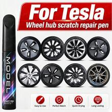 maxxauto Kit Perbaikan Goresan Velg Mobil untuk Y X/S Hitam Glossy/Hitam Matte/Abu-abu Gelap Gunmetal/Gunmetal/Perak Cat Touch-Up Penghilang Goresan dan Poles untuk Tesla ModelY Model3 - kapasitas - View 9