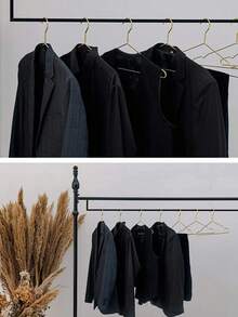 Golden Iron Hanger Drying Hanger Storage Hanger Standard Hanger Golden - Gold - View 8