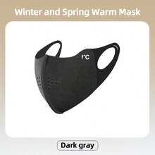 Autumn/Winter 3D Stereoscopic Warm Face Mask Unisex Eye Corner Protection Breathable Washable Thermal Lined Windproof Cycling Slimming Face Shield Multi-Color Women Accessories Mask - Multicolor - View 13