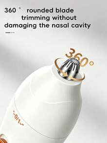 Women's 3-In-1 Rechargeable Epilator With Replaceable Heads (Shaving/Nose Hair/Precision Trimming), 360° Curved Blade Anti-Clogging, Low Noise, 13.5cm Pocket Size, USB Type-C Charging, Suitable For Travel And Full Body Care - 860 - View 7