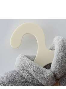 10 Plastic Pet Hangers, Used For Pet Clothing Storage Rack, Small Dog And Cat Clothing Hanger, Suitable For Hanging Small Clothes, Suitable For Storing Cat And Dog Clothing - Beige - View 6