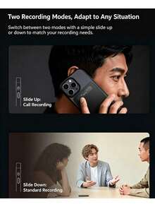PHILIPS Digital Voice Recorder With AI Real-Time Transcription, HD Noise-Canceling Voice Recorder For Student Classroom Notes And Workplace Meeting Minutes, Portable Recording Device VTR7900 - View 4