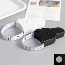 1/3pcs Automatic Retractable Body Measuring Tape, Lockable Self-Tightening Measuring Tape, High Precision Body Measuring Ruler, Portable Waist, Hip, Thigh, Abdomen Measuring Tool, Soft Flexible Body Measuring Tape With Locking Mechanism, Fitness Body Shaping Tracking Ruler, Lightweight Compact Daily Measuring Instrument, Multi-Functional Home Fitness Accessory, Suitable For Weight Management, Fitness Training, Daily Body Data Recording, Personal Health Monitoring And General Home Measurement - Promotional Item - View 11