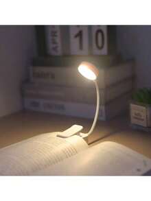 VOLACI 3-Level Color Temperature Mini Portable Clip-On Reading Light, 3LED Light Source Small Bookshelf Lamp, Adjustable Brightness Eye-Protection Desk Lamp, Suitable For Dorm Bedside, Living Room, Wardrobe, No Battery Included - Book Clip Light - View 6