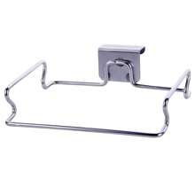 Stainless Steel Trash Bag Storage Hook, Kitchen Cabinet Bracket, Hanging Support Rack, Portable Trash Rack, Heavy Duty, Space Saving, Wall Mount, Under Sink Organizer, Garbage Bag Holder Dispenser, Multi-Purpose Holiday Kitchen Organization - A - View 7