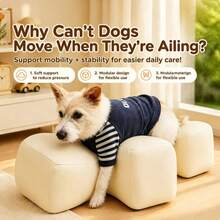1pc Soft Cross‑Shape Pet Nap Support Pillow, Comfortable Sleeping Lounging Cushion For Small Medium Dogs Cats Indoor Rest Use - Multicolor - View 7