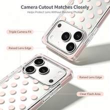 Casing HP 18 Pro & 17 Pro Crystal Clear - Perlindungan Kamera Penuh yang Ditingkatkan dengan MagSafe, Casing HP 18 Pro Slim Standar Militer Tahan Guncangan, Bumper Cover Transparan Anti Menguning - iPhone 18 Pro/17 Pro - View 3