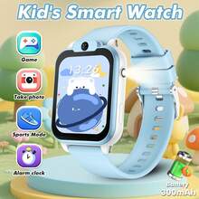 Children Smart Watch, 18+ Fun Games, 1.83-Inch Touch Screen, Camera, Flashlight, Sleep Monitoring, Alarm Reminder, Camera, Photo Album, Games, Calendar, Pedometer, Countdown, Calculator, Stopwatch, Flashlight - Multicolor - View 14