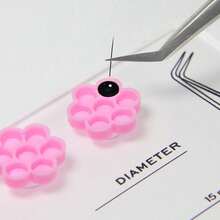 1pc Magnetic Eyelash Tray, Eyelash Tray, Lash Extension Tray, Lash Extension Tool, For Eyelash Extension - Multicolor - View 6
