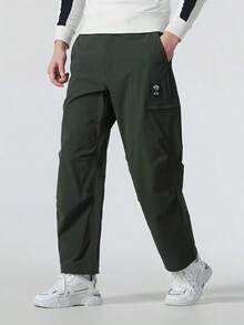 Under Armour Men's Loose Straight-Leg Cargo Joggers, Durable Stretch Multi-Pocket Pants For Hiking, Travel, And Casual Daily Wear - Black - View 1