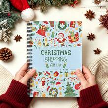 Christmas Planning & Shopping List Notebook (Santa Claus Cover Edition) - Holiday Gift & Shopping Record Manual, Includes Holiday Planning Pages, Family To-Do List And Colleague Collaboration Pages (English Version) - Compact And Portable, Easy To Use - One Size Fits All - View 4