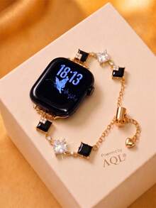 Black Gold Square Diamond