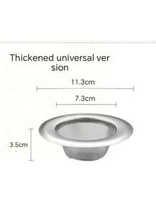 [Efficient Kitchen Sink Strainer]High-Efficiency Stainless Steel Kitchen Sink Strainer - Suitable For Washing Vegetables And Protecting Drain - One Size - View 7