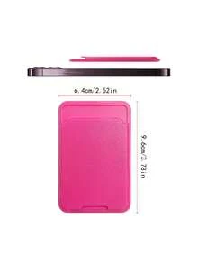 Universal Phone Adhesive Card Holder, Compatible With Multiple Phone Models, Can Store Transit Cards, Access Cards, ID Cards, Credit Cards, Etc., Prevents Card Loss. Unisex, Magsafe Card Wallet. - Model C - View 5