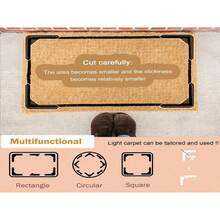 Super Strong Adhesive Carpet Tape, Anti-Curl Carpet Tape Anti-Slip Sticker, Can Fix Carpet In Place, Keep Corners And Edges Flat, Suitable For Living Room, Dining Room, Bathroom Carpets, Prevent Carpet Movement And Rolling Edges - Black - View 6