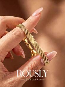1pc Lace Design Satin Bracelet, Luxury Women's Daily Date Jewelry Accessory, Elegant Versatile, Suitable For Valentine's Day, Birthday, Party And Daily Wear - Ribbon Bracelet - View 1