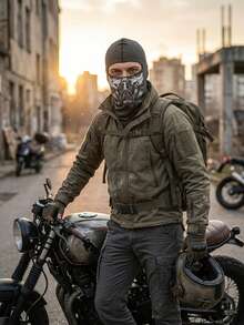 1/2/3pcs Gothic Skull Pattern Balaclava, Soft Elastic Full Face Mask, Punk Street Style Cosplay Headwear, Breathable Quick-Dry Sweat-Absorbing Motorcycle Riding Sports Full Face Helmet Liner - Multicolor - View 2