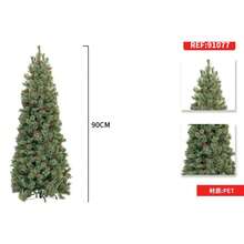 Frosted Holiday Tree With Pine Cone And Berry Accents Artificial Christmas Tree For Indoor Seasonal Display - Green - View 14