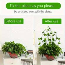 25pcs Self-Adhesive Plant Climbing Wall Clips, No Drilling Vine Fixing Hooks, Plant Support Clips, Suitable For Pothos Vines, Garden Indoor Plant Wall Fixers, Home Decor. - A - View 5