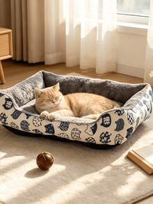 Pet Bed Mat, Four‑Season Universal Pet Cushion For Dogs & Cats, Soft Washable Pet Sleeping Pad, Pet Supplies For Small Medium Large Pets - Multicolor - View 7