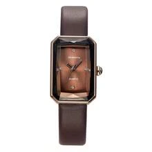 1pc Women's Retro Fashionable Minimalist Quartz Watch, Suitable For Daily Wear - Coffee Brown - View 8