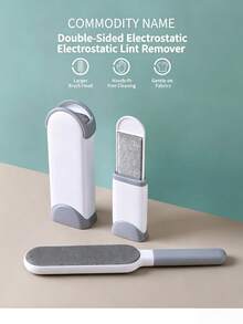 Self‑Cleaning Pet Hair Lint Remover Brush, Reusable Double‑Sided Fur Removal Tool For Clothes, Sofa, Bedding & Household Fabrics - Multiple Styles - View 8