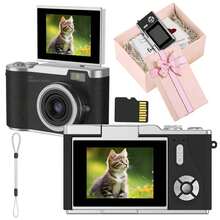 2.4 吋 IPS 48MP 數位相機 - 1080P 錄影、縮時攝影、USB-C 充電。易於攜帶與使用。適合男孩、女孩和兒童的返校、新年、生日禮物。世界盃和情人節的理想選擇 - 多色 - 查看 24