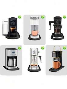 Non-Slip Silicone Mat, Suitable For Countertops And Bar Counters, Silicone Coffee Mat With Sloped Edge Design, Kitchen Appliance Protection Mat, Non-Slip And Leak-Proof, Compatible With Espresso Machines, Kitchen Appliance Protection Mat, Suitable For Most Coffee Machine Brands On The Market - Multicolor - View 9
