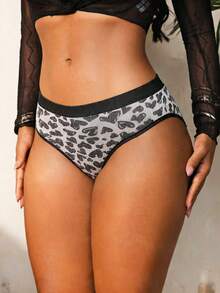 5pcs/Pack Women's Seamless Low Waist Panties, Sexy Colorblock Print, Soft & Comfortable - Multicolor - View 2