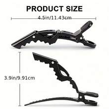 5 /10 Pcs Multifunctional Hair Styling Clips, Divided And Segmented Perimeters For Perming And Coloring, Crocodile Clips, Long-Mouth Clips, Beak-Shaped Clips, Fringe Hair Clips, Hair Accessories. Hair Coloring And Perming Beauty Tools. - Multicolor - View 4