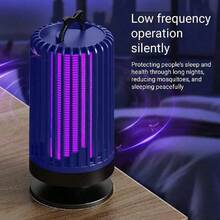 SOKANY USB Powered Silent Mosquito Repellent Lamp - Purple Lighting, Dual Sensor Technology, UV Light Attracts Mosquitoes, Wide Range Protection, Outdoor And Bedroom Use, Essential For All Seasons, Mosquito Repellent Tool - Violet Purple - View 7