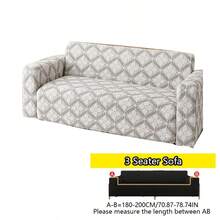1pc Classic Versatile Modern Sofa Cover, Suitable For Office, Bedroom, Living Room Sofa Cover, Hand Wash And Machine Washable, Easy To Clean, Reusable Full Cover - Grey - View 9