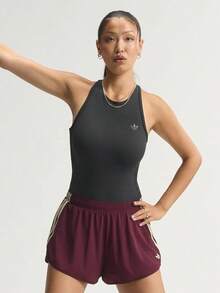 Adidas Women's Sport Performance Shorts, Trefoil Training Series Fitness Shorts With Built-In Liner KT7039 - Sauce Purple - View 6