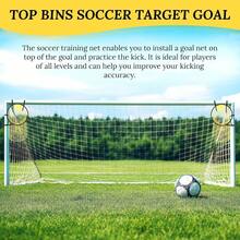1PC Soccer Target For Goal Training, Top Box Soccer Goal Target, Soccer Training Target | Top Box Equipment For Shooting Accuracy Training | Durable Design - Extra Long Shoulder Strap With Carrying Case - Multicolor - View 3