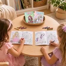 1/6/10/20pcs Mini Coloring Books For Kids Ages 4-8, Cute Toddler Coloring Book Set With Simple Designs, Fun Educational Activity Books For Boys & Girls, Travel Toys, Party Favors, Birthday Gifts - Multicolor - View 7