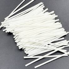 100/500/1000Pcs 6cm Pre‑Waxed Cotton Candle Wicks, Simple Solid White Straight DIY Hand‑Made Candle Cores For Home Candle Making Halloween, Christmas Party Decor - Multicolor - View 1