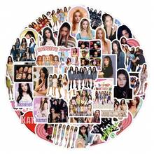 Hasbro 60pcs/120pcs/New Katseye Girl Group Graffiti Stickers For Luggage, Skateboard, DIY Decoration - Style Random - View 5
