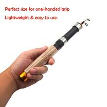 XHOUT 1Set Ice Fishing Rod And Reel Combo, Fishing Gear, Fishing Equipment, 25cm Collapsed 65cm Extended, Compact Portable, Sensitive Bite Feedback, Easy To Operate, For Ice Hole Winter Fishing, Outdoor Ice Angling Tackle For Anglers - Multicolor - View 7