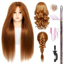 Hair Mannequin Head Practice Head For Braiding | Manikin Head With Clamp Stand Doll Head For Hair Styling Practice Kit For Kids And Cosmetology - View 11