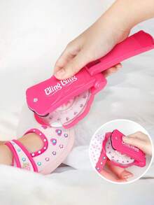 Sparkling Hair Accessory Set, Includes Rhinestones, Charm Series Hair Accessories, Designed For Girls, Comes With Styling Tools And 180/75 Rhinestones-Attach, Click, Shine! Hair, Fashion, Everything Is Possible! Valentine's Day Special Offer - Multicolor - View 5