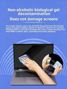 Lenovo 7-In-1 Laptop Cleaning Kit, Screen And Keyboard Cleaning Solution, Suitable For Apple, Legion, Xiaoxin, LCD Screens, Cameras, Phones, Tablets, And Multiple Devices, C02 - View 6