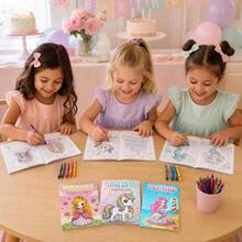 1/6/10/20pcs Mini Coloring Books For Kids Ages 4-8, Cute Toddler Coloring Book Set With Simple Designs, Fun Educational Activity Books For Boys & Girls, Travel Toys, Party Favors, Birthday Gifts - Multicolor - View 2