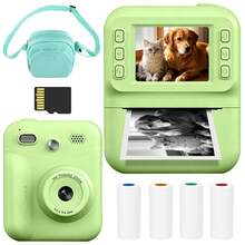 Kamera Cetak Instan Anak-Anak, Kamera Digital dengan Fungsi Cetak Foto Instan – Zoom Optik 8x, Video HD 1080P, Flash Terintegrasi, 4 Rol Kertas Foto Berwarna (Merah/Biru/Oranye/Hijau), Portabel dan Mudah Digunakan, Hadiah Sempurna untuk Liburan dan Acara Spesial (Natal, Ulang Tahun, Tahun Baru) - MultiWarna - View 25