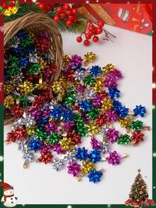 Women's Christmas Metal Star Hair Clip Set, Colorful Y2K Hair Clips, Suitable For Women And Girls' Christmas Party Costumes And Accessories, Christmas Parties, Family Gatherings, Christmas Photoshoots, Christmas Hair Clips, Women's Halloween Hair Accessories, Christmas Hair Accessories, Christmas Decorations, Christmas Accessories, Christmas Costumes, Christmas Gifts, New Autumn Arrival - Multicolor - View 3