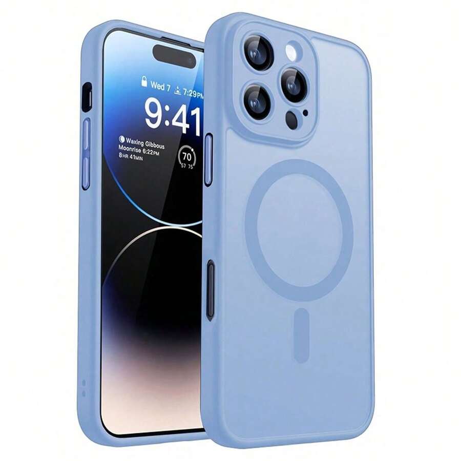 Matte Translucent Magnetic Phone Case Compatible With IPhone 16 Pro Max 17 Pro Max 18 Pro Max With Privacy Screen Protector, Full Camera Protection, Compatible With IPhone 18 17 16 16 E 15 14 Plus 13 12 Mini 11, Matte Translucent Phone Case