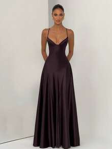 Women Formal & Evening Dresses - Violet Purple - View 3