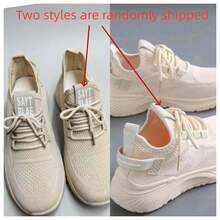 Women's Athletic Shoes, Lightweight, Comfortable And Breathable, Odor-Resistant And Non-Slip, Soft And Elastic Running PU Material Shoes - Beige - View 2