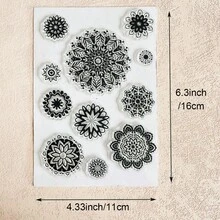Clear Silicone Stamp, Flower & Animal Plant Pattern For DIY Scrapbooking Card Making Journaling Paper Craft Decor - Floral - View 14
